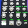 Hot Sale 10pcs no scratch White Pearl Rhinestone Button Flatback Invitation decoration Flower Center Craft Supplies For Optional 2
