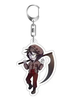 

Anime Angels of Death Zack Ray Daniel Eddie Catherine Gray Cartoon Pendants keychain Figure Model Toys Key Ring Gift