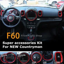 Mini Cooper Pink Accessories And Get Free Shipping On Aliexpress Car Accessories Suite Kit Stylish For Mini Cooper Countryman F60 2017 2018 Checkered Pink Red