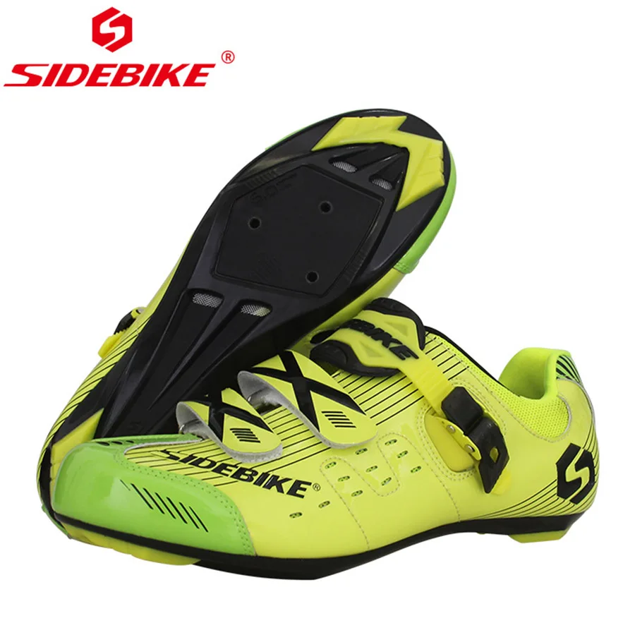 SIDEBIKE Men Women Cycling Shoes Road Bicycle Shoes Ultralight Self