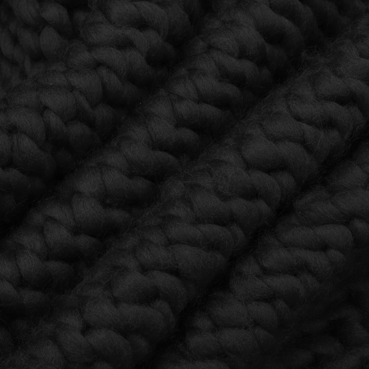 Мягкое массивное вязаное одеяло пледы для зимней кровати дивана толстой пряжи вязания пледы дивана покрывало одеяло s ультра плюшевый Декор для спальни - Цвет: black