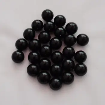 

Free shipping 170pcs/lot 16mm Black porcelain beads glass ball glass marbles