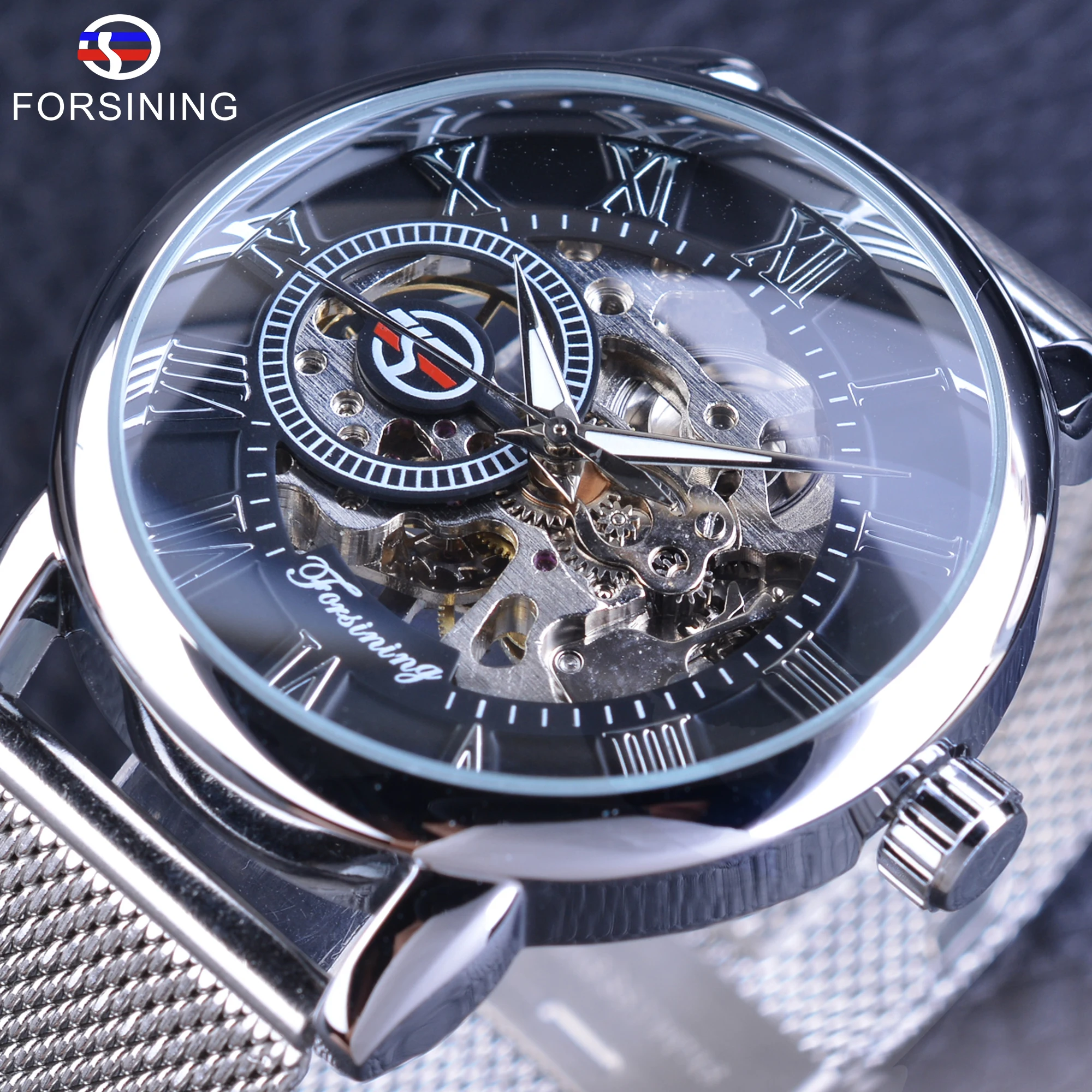 Часы forsining Skeleton