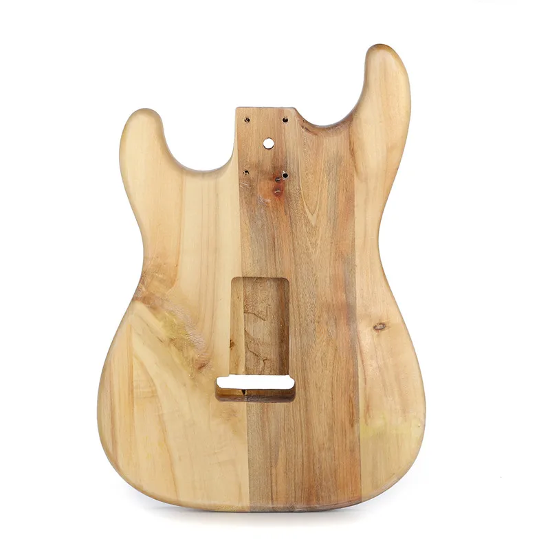 

Unfinished DIY Guitar Body Maple Body For Fender ST Style Guitar Nature Color Durable Lightweight DIY Working Guitar Parts