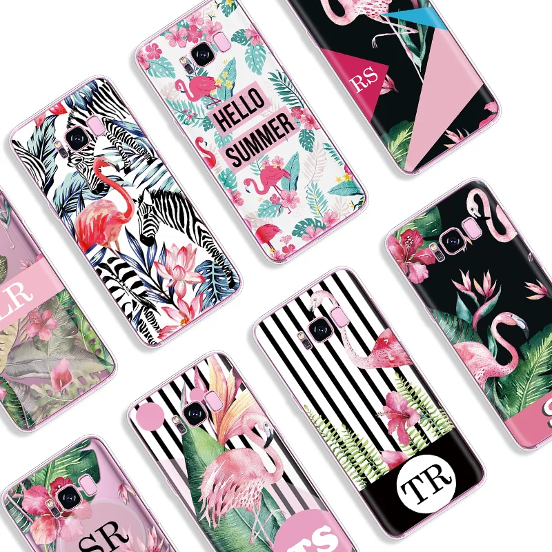 

Summer Flamingo Capa For Samsung Galaxy Note 9 8 5 4 3 J4 J6 Plus J2 Pro J5 J7 Prime 2015 J3 J8 2016 2017 2018 S10e S10 A60 Case