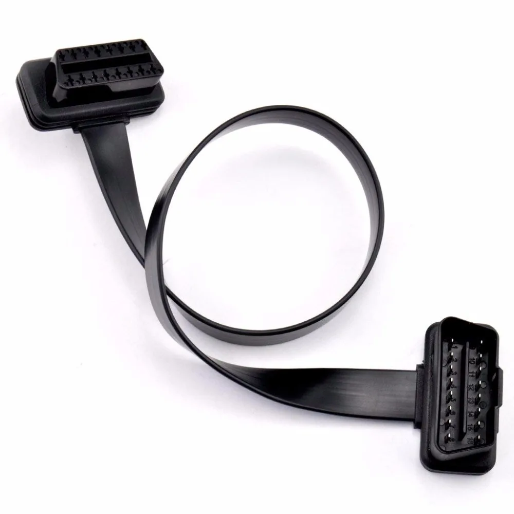 1 шт. 30 см 16 Pin OBDII OBD 2 мужчин и женщин автомобильный диагностический