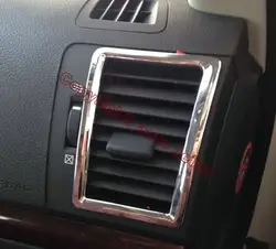 АБС-пластик хромированная внутри внутренняя вентиляционная Крышка вентиляционного отверстия для Toyota Land Cruiser 2016 2017 2018