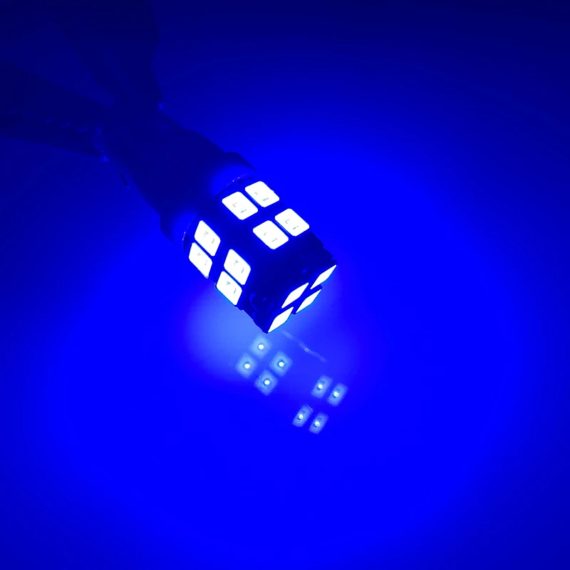 100 шт. светодиодные лампы T10 led w5w 2835 20 SMD 194 168 W5W белые синие красные зеленые для