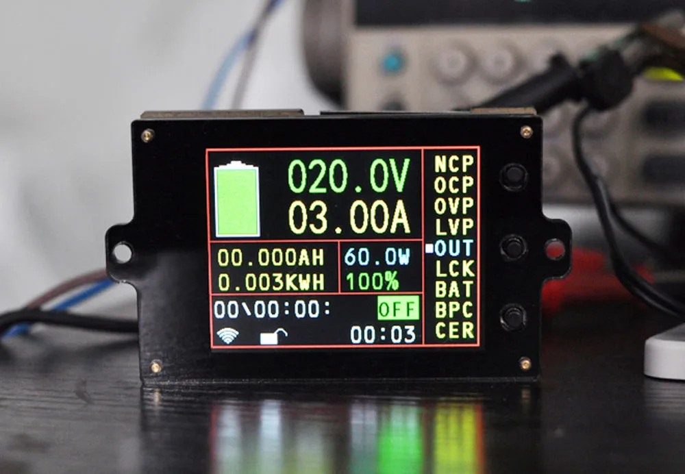 Dc 120v 10a Voltaje Amp Power Ah hora Bidireccional actual batería Monitor Sh 