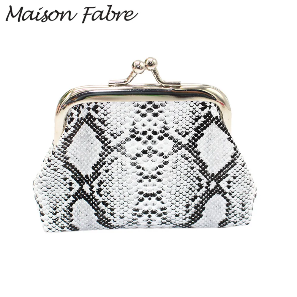 

Maison Fabre Bag ladies vintage wallet women snake print coin purse card holder clutch women wallet Fashion purses and handbags