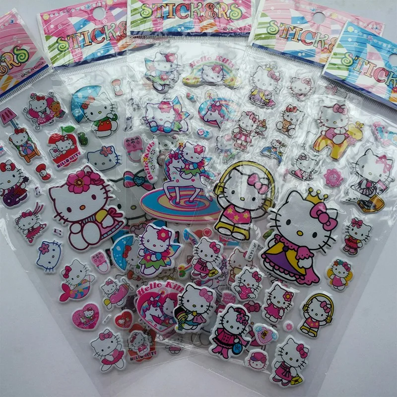 6 шт./лот norepeat kawaii 3D мультфильм рисунок Hello Kitty Мстители София Классические игрушки