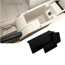 Emaicoca автомобиль Подлокотник ящик для хранения бардачок лоток Коробка для хранения Чехол для Skoda Octavia A7-/Superb 2009-18, автомобильные аксессуары