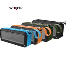 W-king водонепроницаемый Bluetooth динамик S20 IPX6 2000mAh FM беспроводной портативный динамик с микрофоном и поддержкой NFC для мобильного телефона