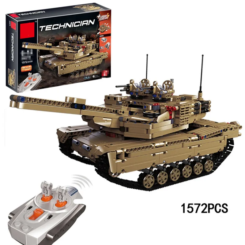 

Military World War 2 in 1 the Remote Control RC Tank Set Building Blocks Bricks Legoings Technic Toy Christmas Gift