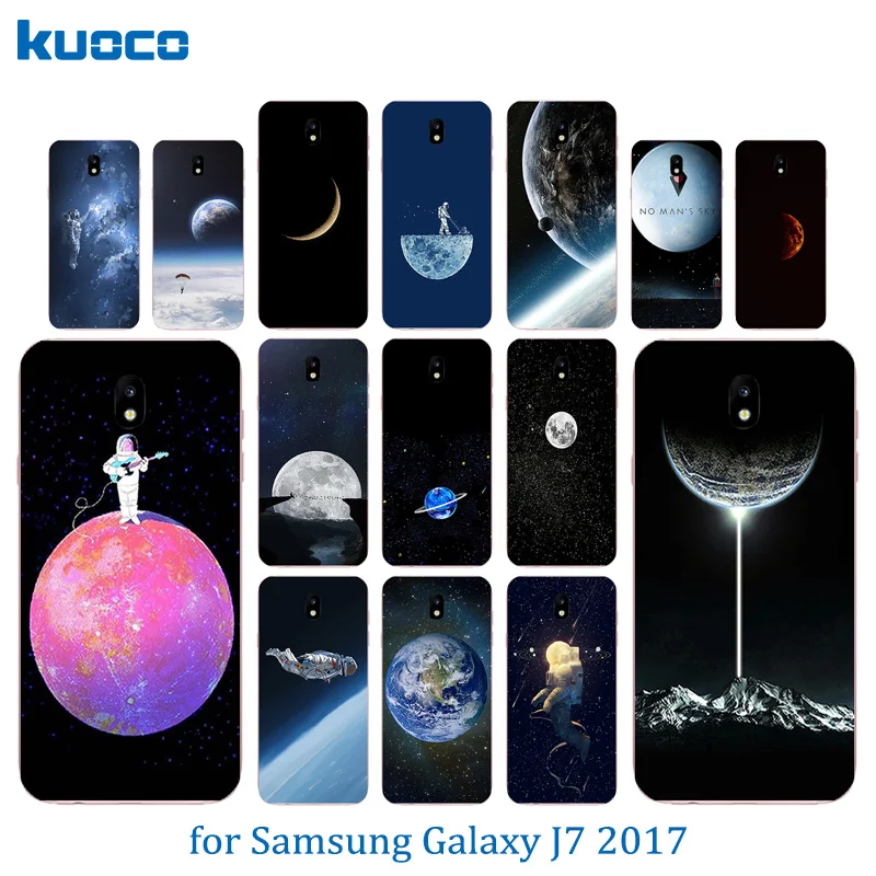 For Galaxy J7 2017 Phone Case Soft Space World Pattern Coque for EU J730 730 J730F/DS J730FM/DS SM-J730FM Protector Shell |
