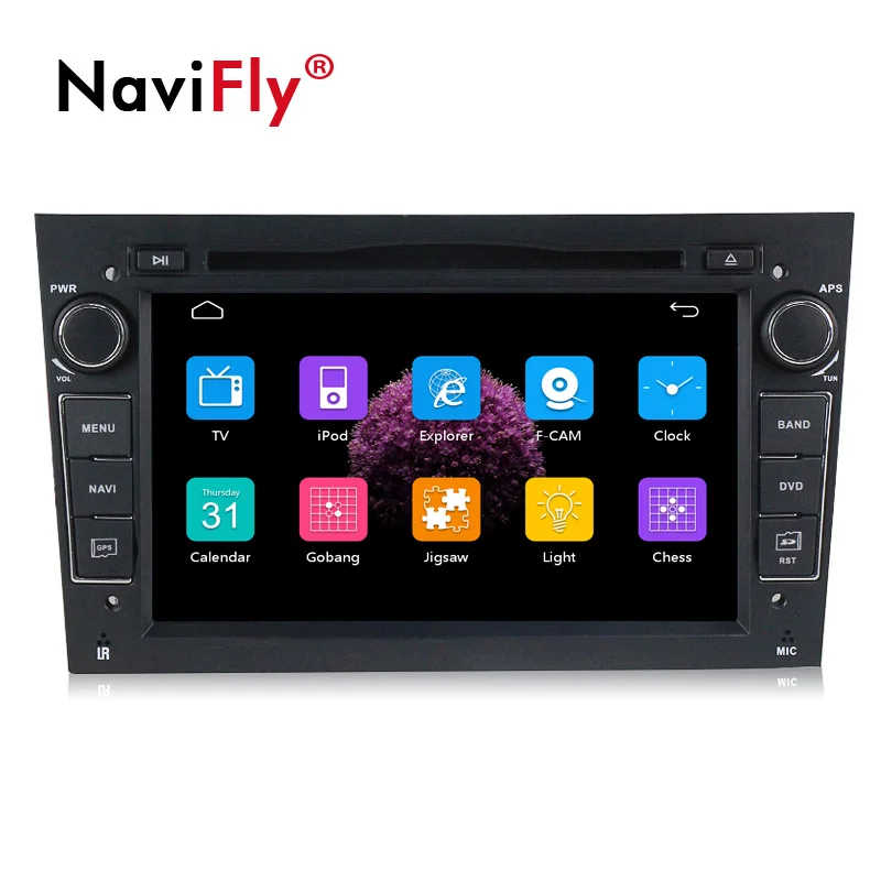 Clearance NaviFly 2 din 7" HD windows ce 6.0 Car DVD Player GPS Navigation for Opel Astra h g Zafira B Vectra C D Antara Combo Radio RDS 1