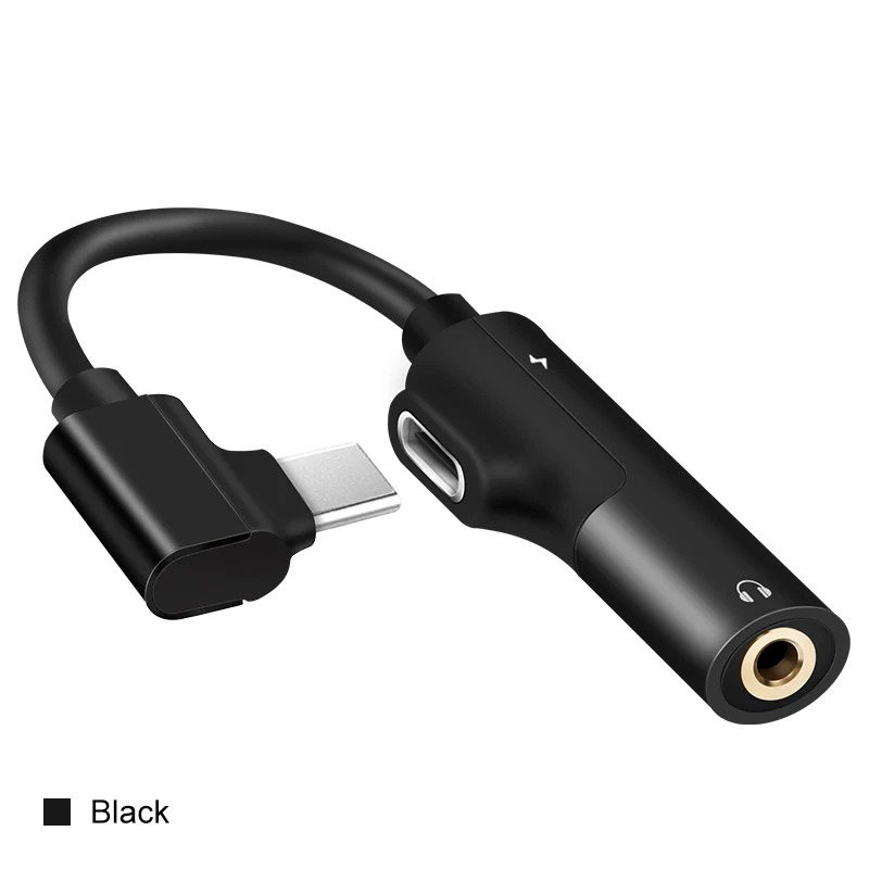 2 в 1 кабель Переходник USB C на 3 5 шлейф разъема наушников Тип Кабель адаптер для S8 S9