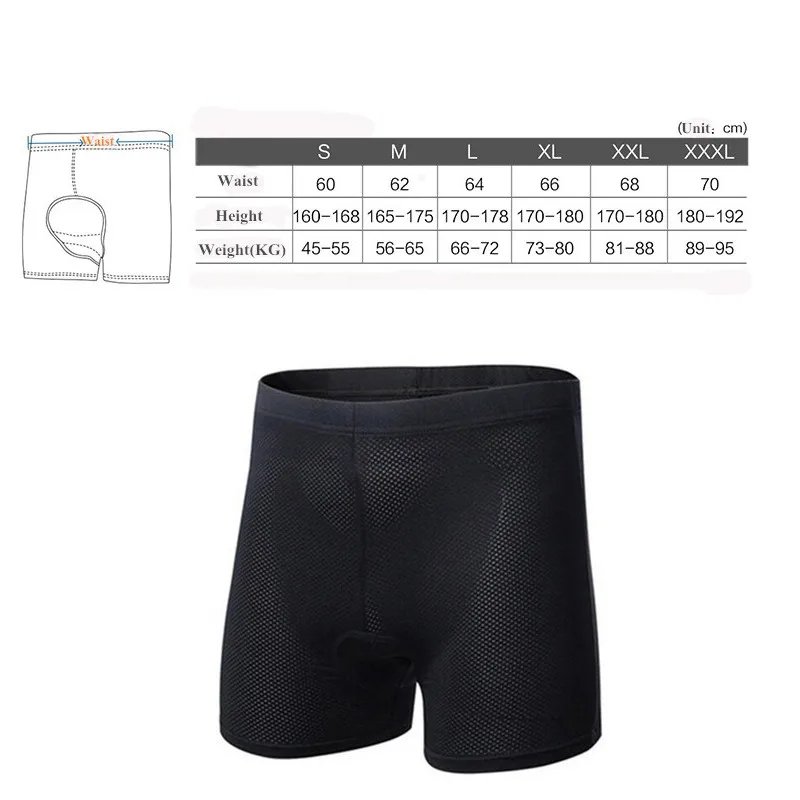 Shorts with Gel with 3D Padded Cycling 12