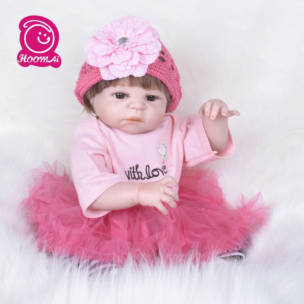 Оптовая Продажа Модные Brinquedos 22 &quot55 см Полный винил Reborn реалистичные