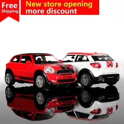 Новый 1:32 Масштаб литой металлический сплав модель автомобиля для MINI Countryman Coopers Коллекция Модель с Вытяните назад игрушечных автомобилей