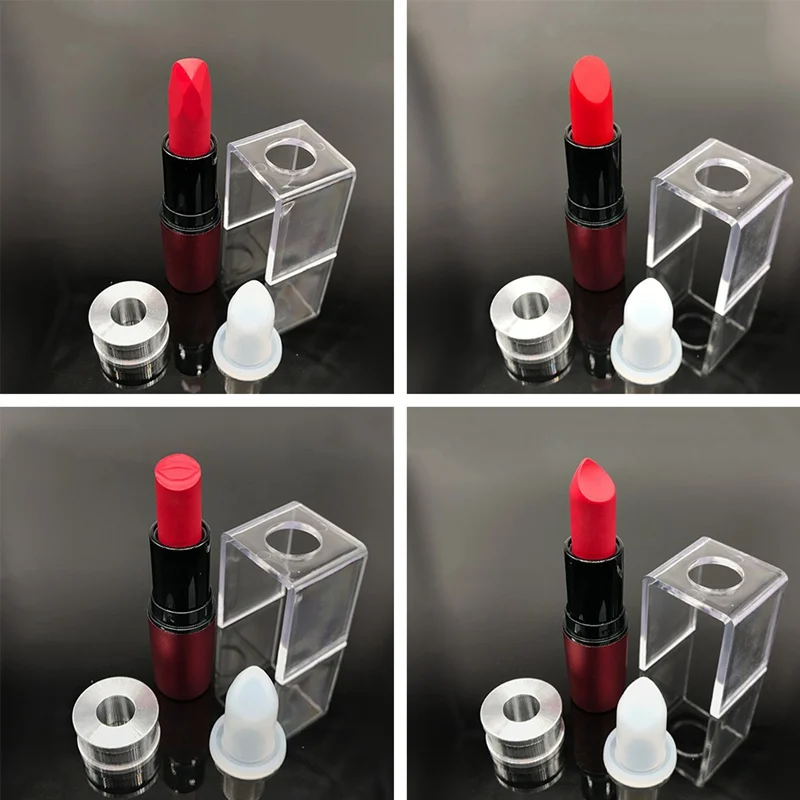 3 шт./компл. силиконовая Помада Форма алюминиевое кольцо держатель ...