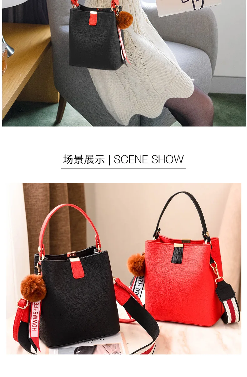 Женская сумка-мешок, новинка, Chao Pu, Litchi, лента, ручная, сетчатая, красная, на одно плечо, Сумка с перегревом, наклонная
