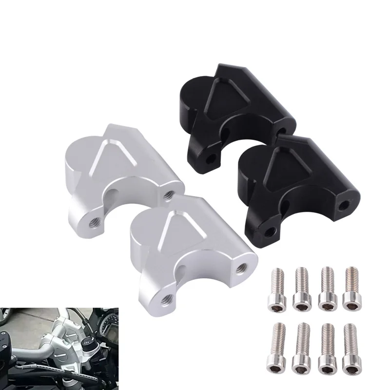 Мотоцикл руль стоячий Зажим Руль Зажим движение Регулируемый жир бар зажимы универсальный для BMW R1200GS ADV LC