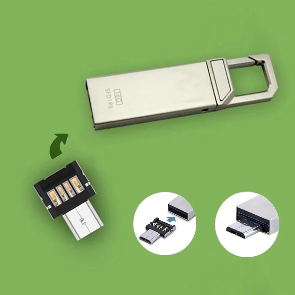 Micro OTG адаптер USB к Micro USB конвертер флэш-накопитель разъем для Android смартфонов устройств планшетных ПК