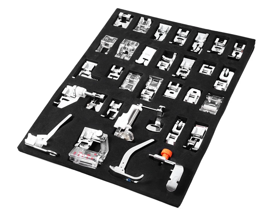 

32pcs Presser Foot Feet for Sewing Machines Brother Singer Janom