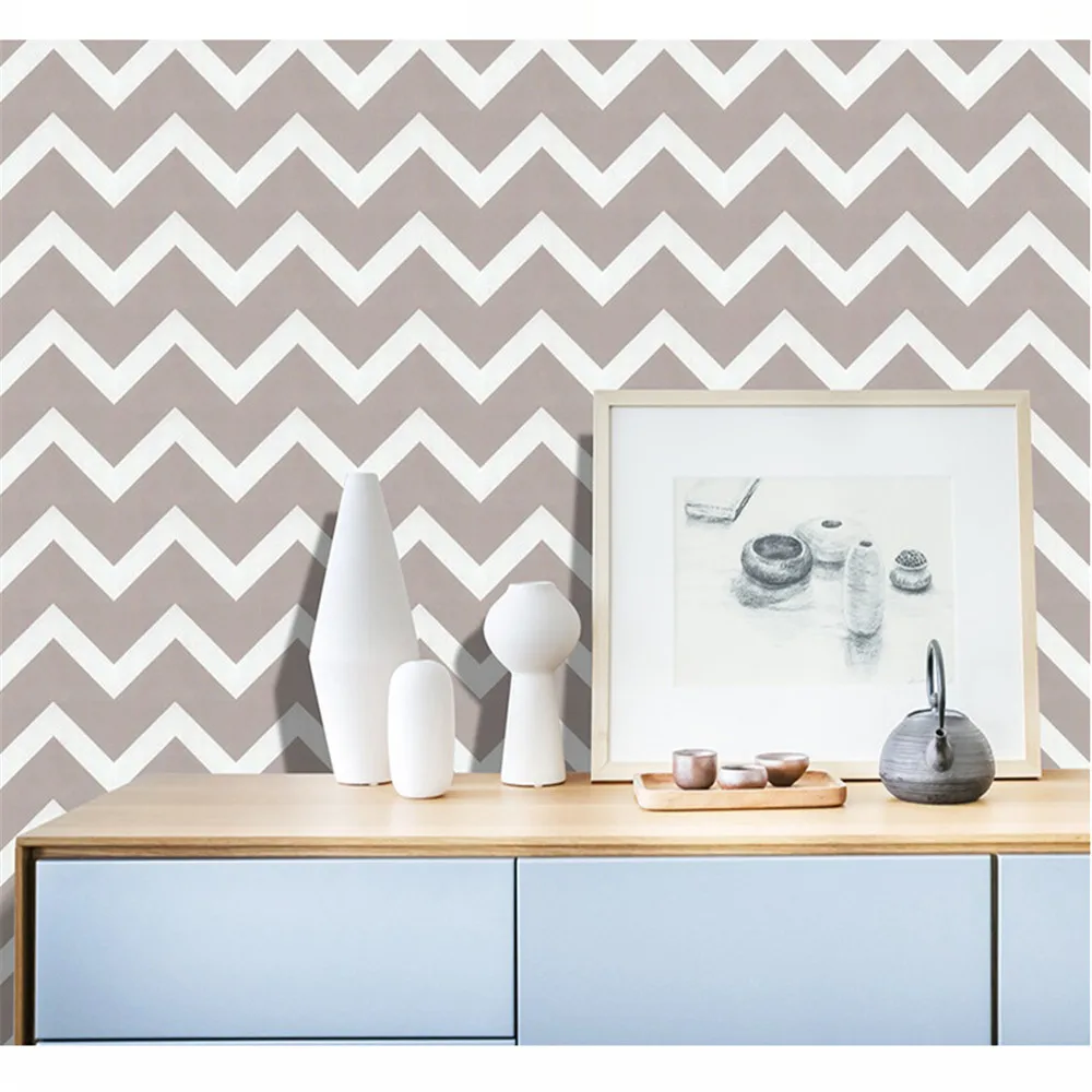 

Funlife Modern minimalist geometric line pattern waterproof self-adhesive wall sticker furniture renovation dormitory wallpaper