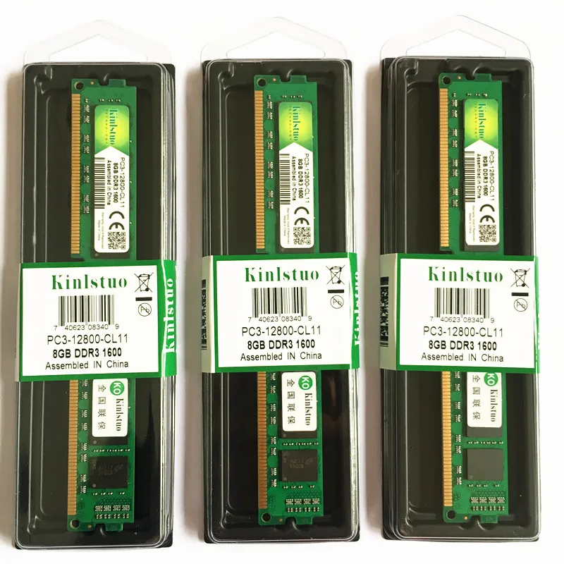 Kinlstuo DDR3 ОЗУ 8 Гб 1600 МГц DIMM 240PIN ddr3 1333 МГц 8 Гб памяти для рабочего стола