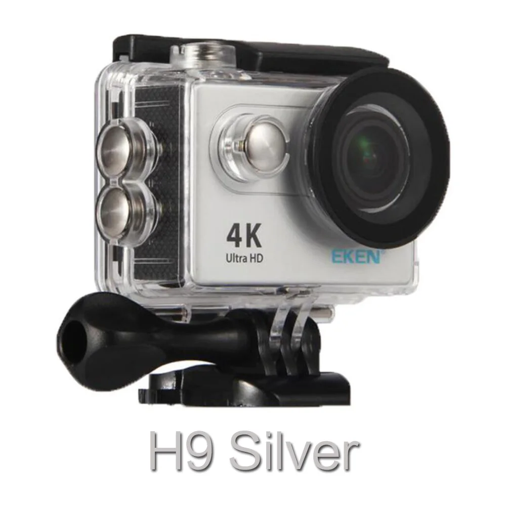 Экшн-камера eken H9R/H9 Ultra HD 4K WiFi 1080 P/60fps дистанционное управление спортивная видеокамера DV go Водонепроницаемая pro Camer - Цвет: H9 Silver