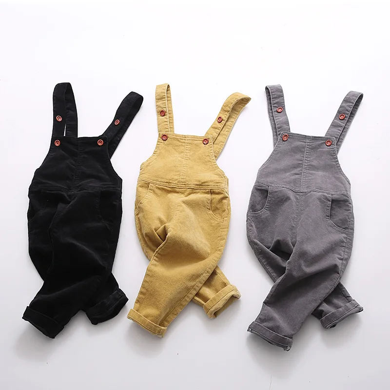 

Korean Baby Boy Girl Velvet Knitted Overalls Pants Toddler Soft Jumpsuit Suspenders Candy Color Infant Overalls for Girls Boys