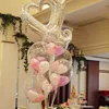 DIY украшения для свадьбы, дня рождения, вечеринки, воздушные шары Bobo, прозрачный воздушный шар, гелиевые надувные воздушные шарики из ПВХ ► Фото 2/6