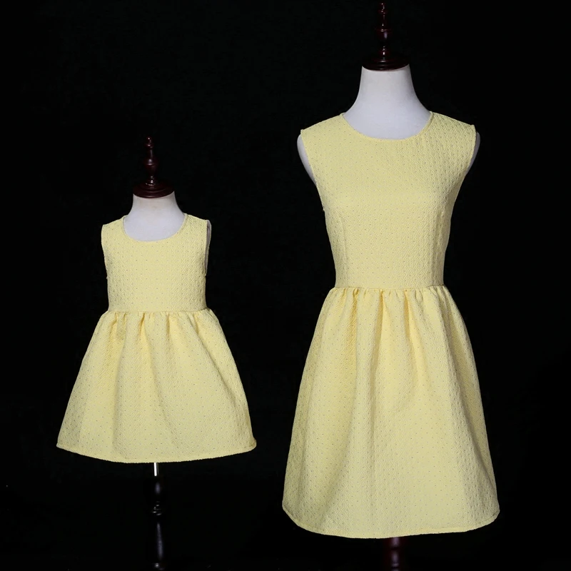 Spring family look clothes child baby girls 1Y-16Y women 4XL purl jacquard formal dress mother and daughter evening party dress Spring family look clothes child baby girls 1Y-16Y women 4XL purl jacquard formal dress mother and daughter evening party dress