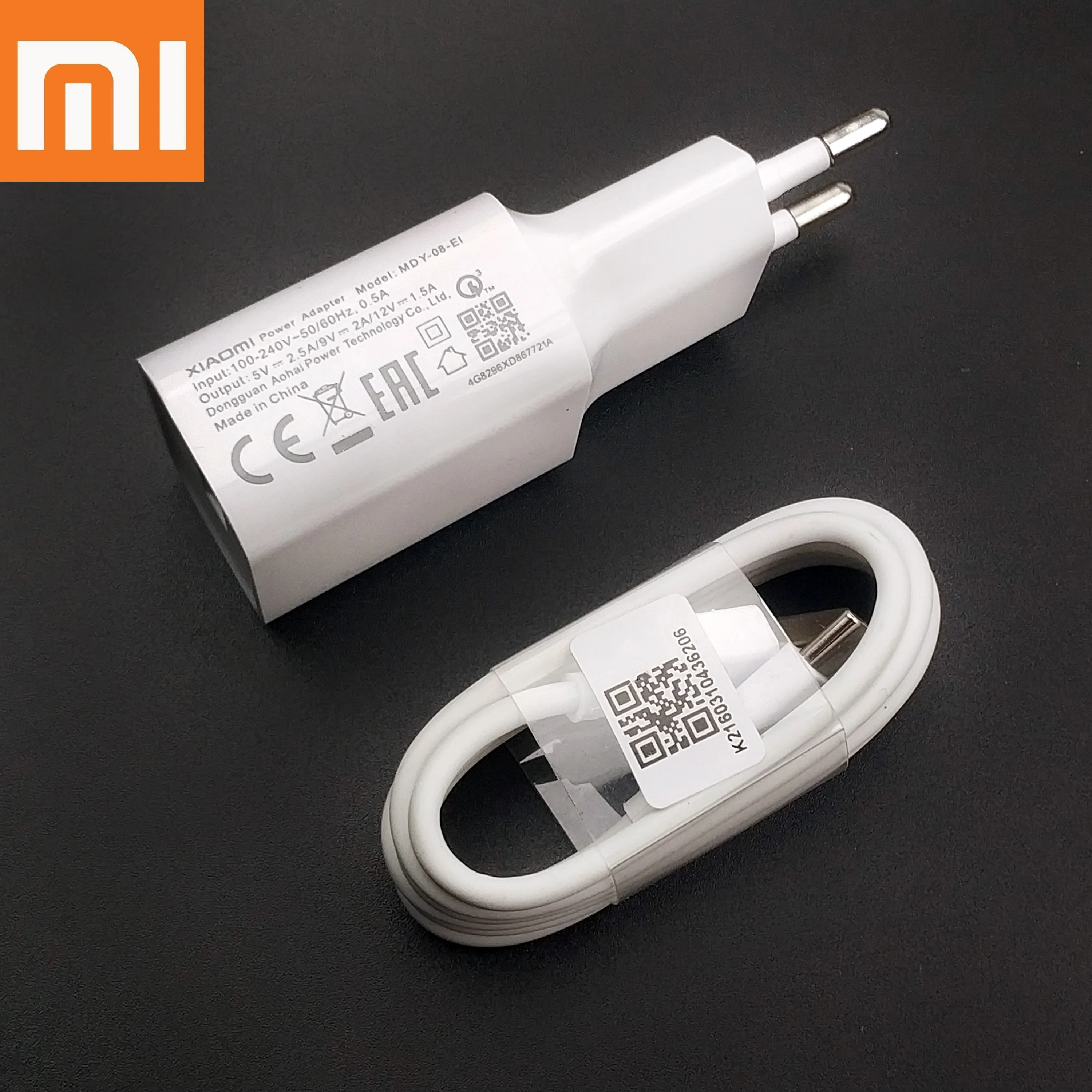 

Original Xiaomi Mi A2 A1 Charger QC3.0 Quick 12V 1.5A EU travel Wall Fast Charge adapter for Mi 9 8 6 Mix 3 2s Pocophone F1 Max3