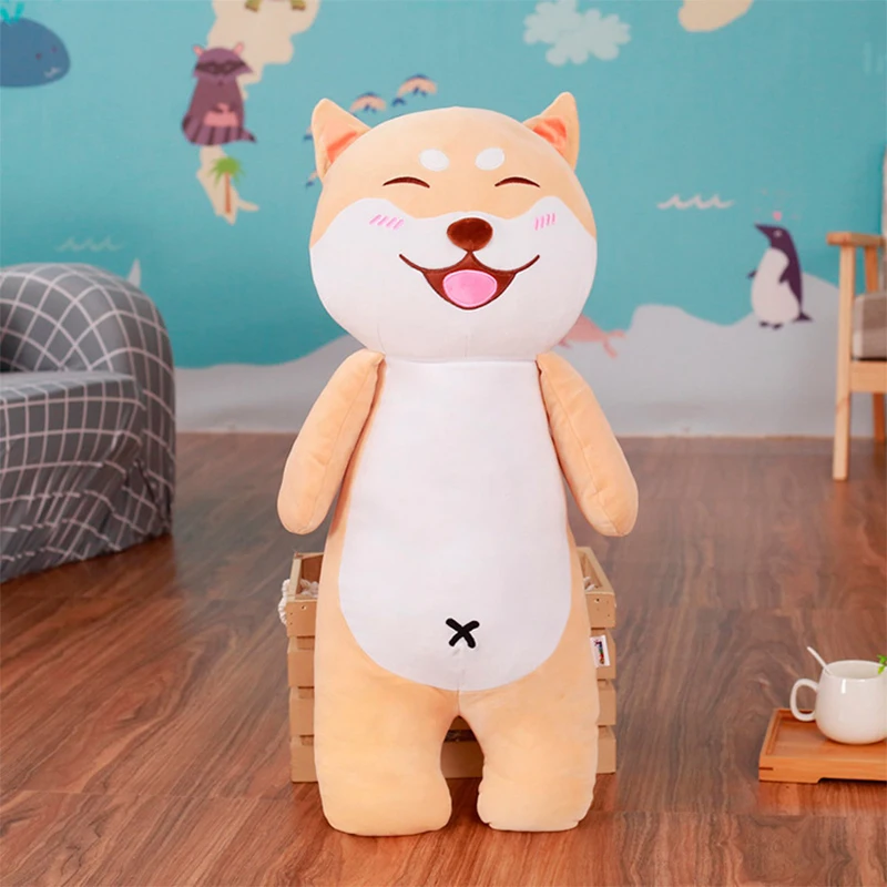 Tibbers New Plush font b Toys b font 27 60cm Kawaii Pug Bulldog Husky Cartoon Chai