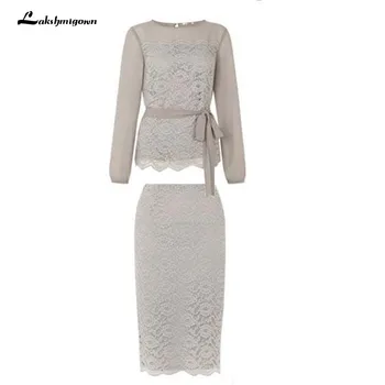 

Plus Size Long Sleeves Mother Of The Bride Dresses2019 Lace Wedding Party Dress Mother Dresses For Wedding