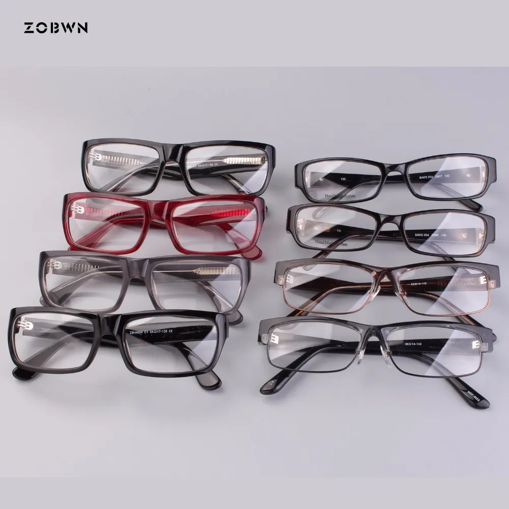 Mix wholesale promotion Men Eyeglasses retro Frames Fashion Brand