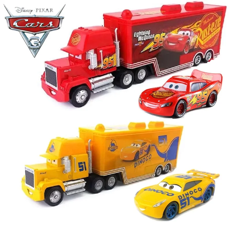 

Disney Pixar Car 3 Lightning McQueen Jackson Uncle Mai 1:55 Die Cast Metal Alloy Model Toy Car 2 Children's Birthday Gift