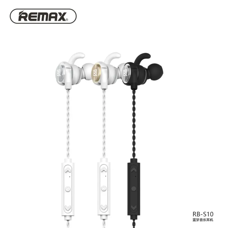 Remax магнитные Bluetooth наушники спортивные высококачественные стерео наушники Музыкальный Микрофон IPX5 водонепроницаемые спортивные наушники