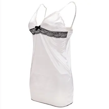 Sexy Women Nighty Underwear Lace Night Dress White Babydoll Sleepwear 4