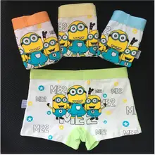 VEENIBEAR/4 шт./лот; новое хлопковое нижнее белье для мальчиков; трусы с рисунками; детские трусы-боксеры для детей 2-8 лет