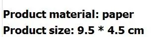 9,5*4,5 см горячая Распродажа трапециевидная форма белая крафт-бумага этикетка платье Аксессуары Украшение бирка с пеньковой веревкой 300 шт/партия