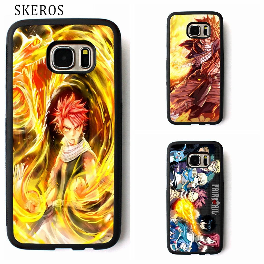 SKEROS Natsu Dragneel Fairy Tail phone case for Samsung Galaxy S3 S4 S5