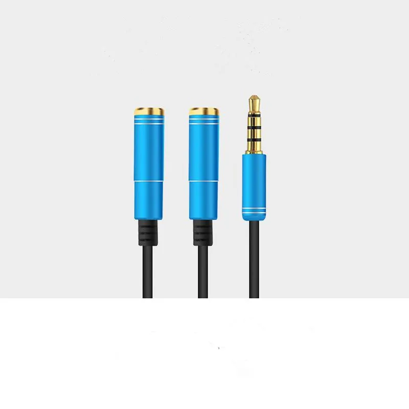 Lbsc 3.5Mm Audio Stereo Sdoppiatore Cavo A 3.5Mm Maschio A 2 Port 3.5Mm Femmina Per Iphone, Samsung, Lg Smartphone, Compresse, Comput