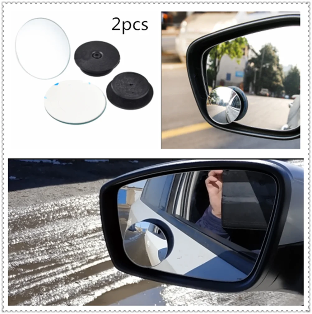 

2pcs car motorcycle small round glass blind spot mirror parking assist for Lexus IS350 GS430 RX400h RX330 IS250 ES330
