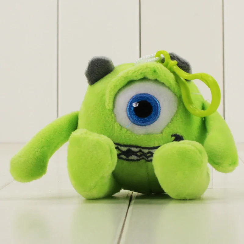 10 шт./лот 12 см Mike Wazowski плюшевый брелок мультфильм кукла игрушка мягкая кукла фильм Хлопок Кукла для подарок на день рождения