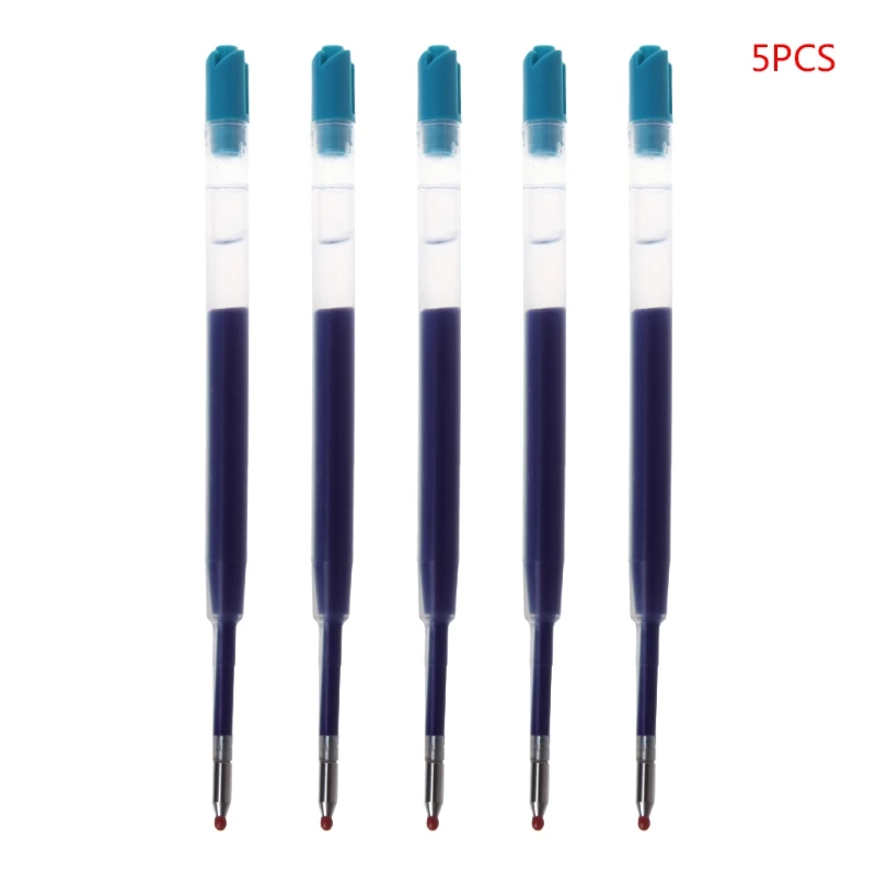 

5PCS/Set 0.5mm Useful Neutral Pen Refill Writing Stationery School Office Supplies Economic Black/Bule Ink Refills dropshipping