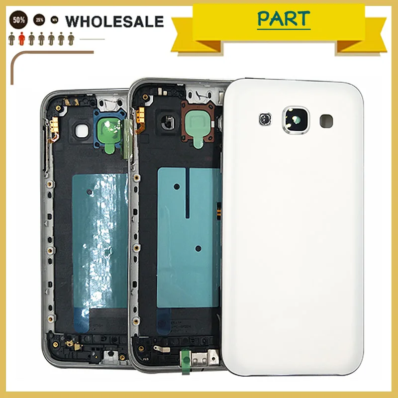 

new E7 Full Housing case For Samsung Galaxy Grand DUOS E7 E700 Battery Back Cover Door Middle Frame Bezel